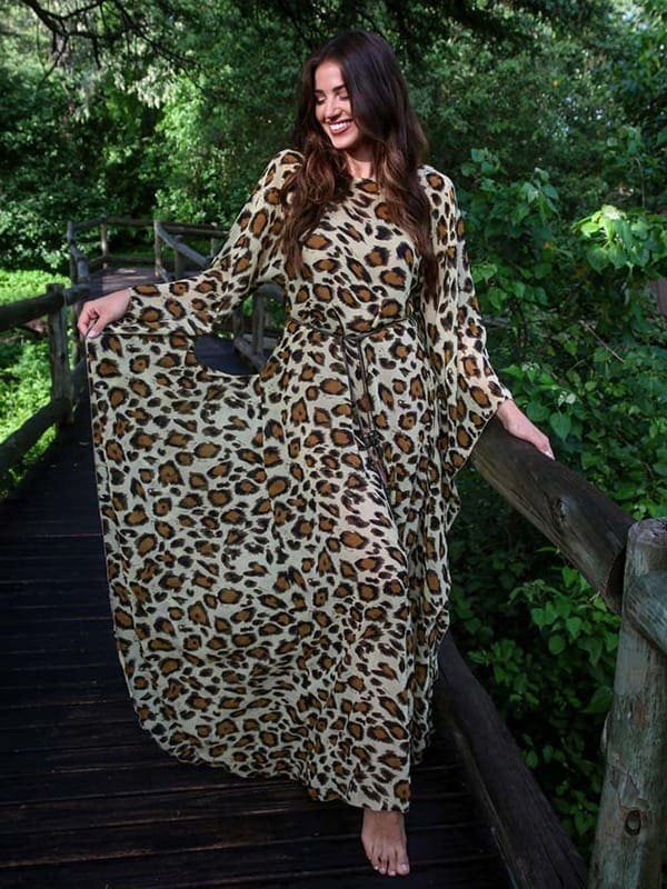 Monarch Leopard Dress