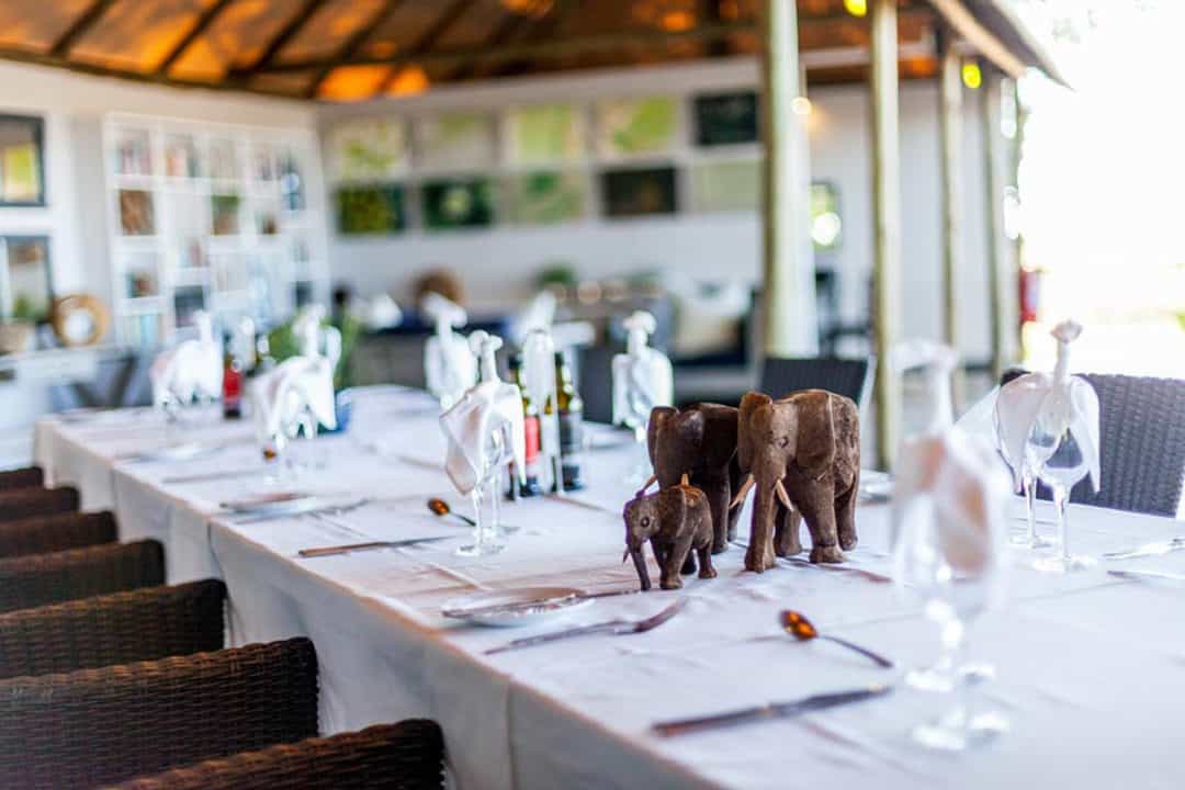 Kazile Island Lodge Dining