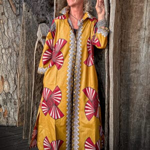 African Monarch Lodges Rouge Jacket Dress