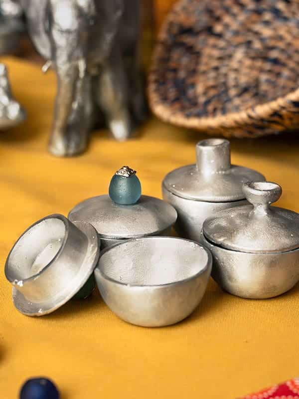 Aluminium Butter Pot